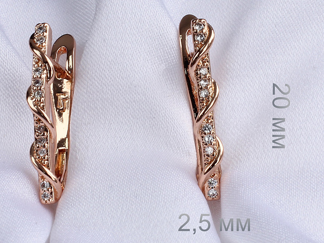 фото Серьги  fallon - (артикул - 18e01700-FF8365)