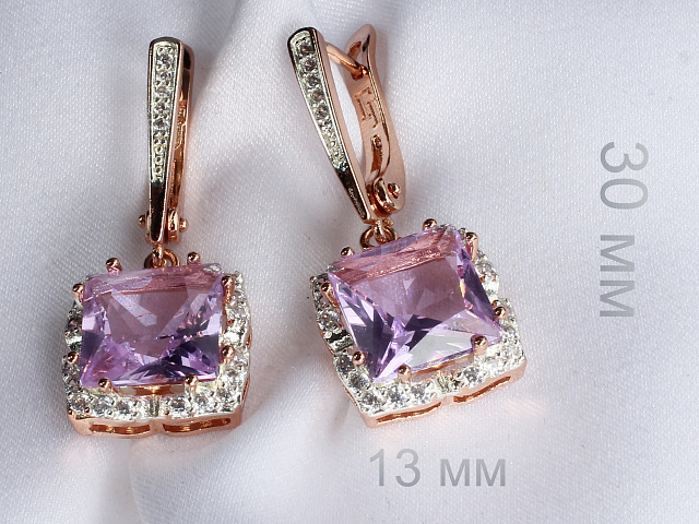 фото Серьги  fallon - (артикул - 18e07250-FF8573)