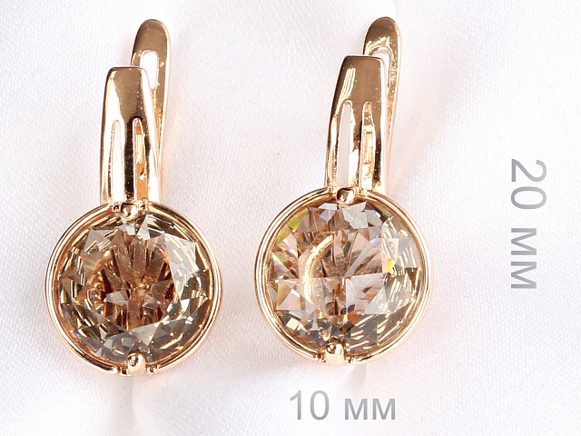 фото Серьги  fallon - (артикул - 18e07600-FF8576)